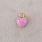 Corazón Esmaltado Rosado - Miniatura 1