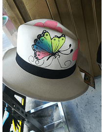 SOMBRERO ARTESANAL MARIPOSA3