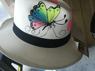 SOMBRERO ARTESANAL MARIPOSA3