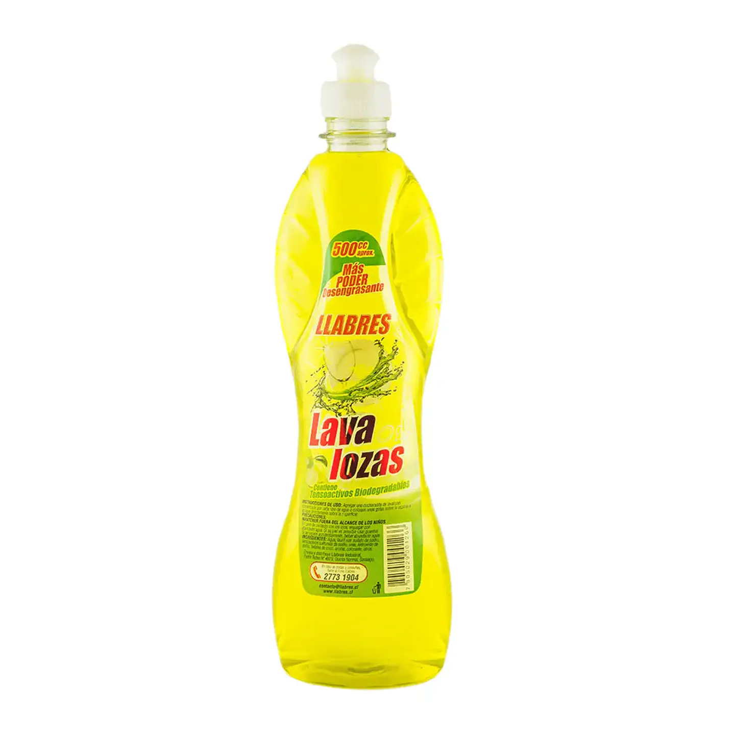 Lavaloza Concentrado Limón 500cc 1