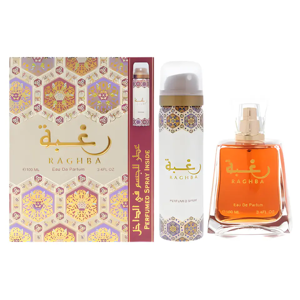 Lattafa Raghba Estuche Edp 100ml+Deo 50ml Lattafa Mujer 1