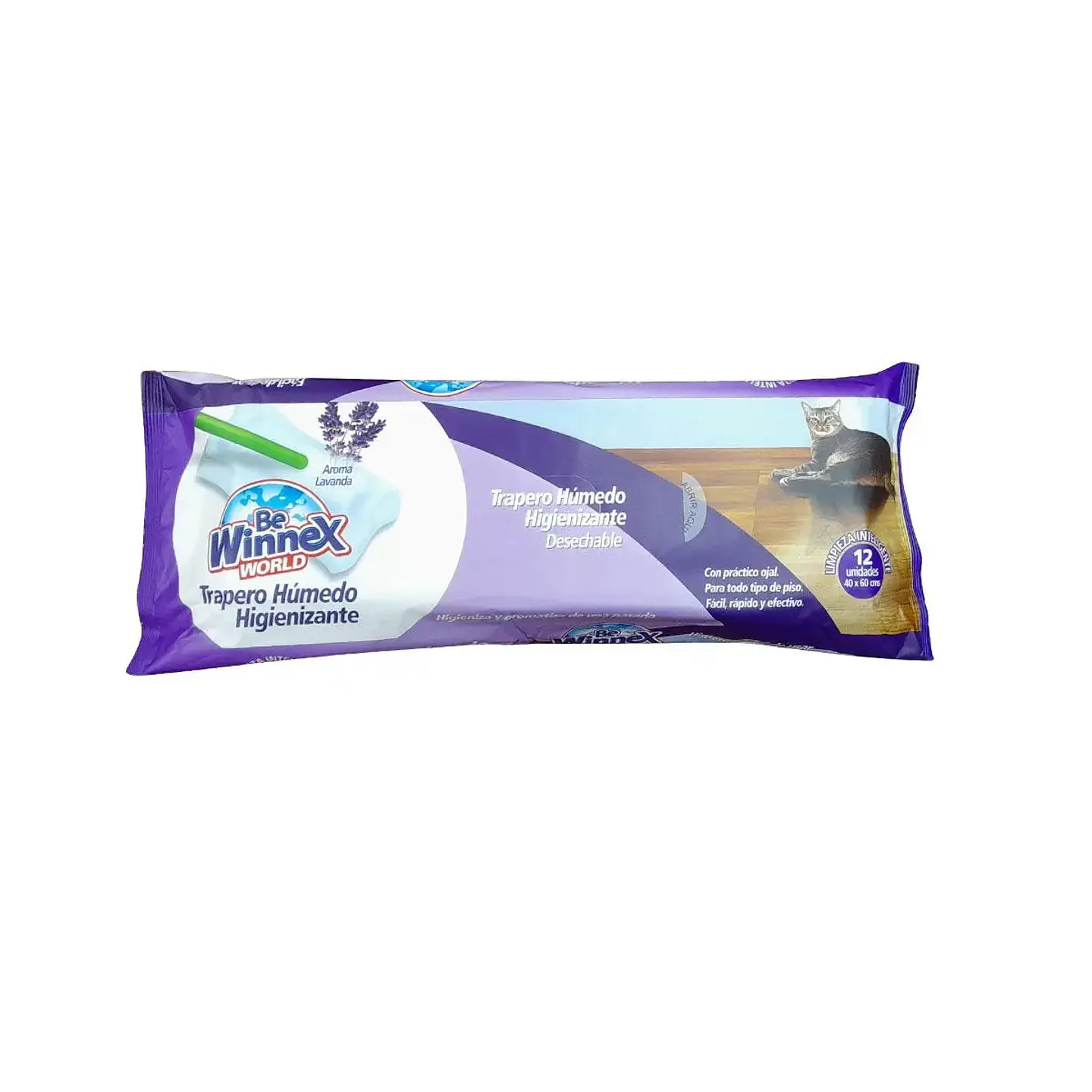 Trapero Húmedo Higienizante Desechable Be Winnex World x12 1