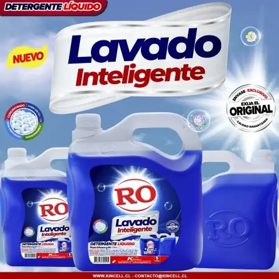 Detergente Líquido Lavado Inteligente 5 Lt. Bidon 1