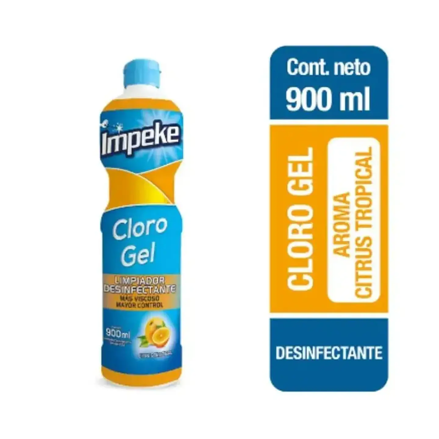 Cloro Gel Citrus 900ml IMPEKE 1