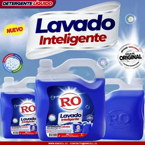Detergente RO Líquido Lavado Inteligente 5 Lt. Bidón