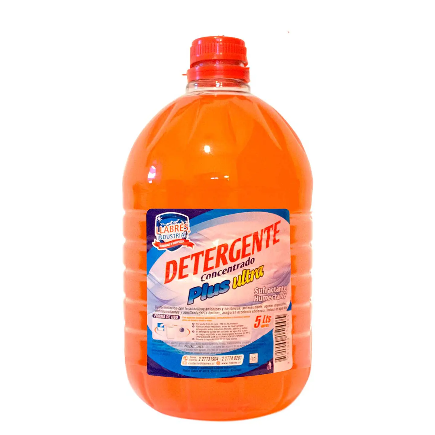 Detergente Liquido Concentrado Plus x 5L 1