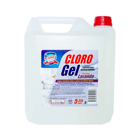 Cloro Gel Lavanda 5L
