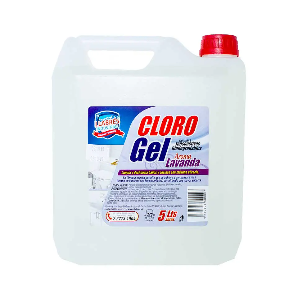 Cloro Gel Lavanda 5L 1