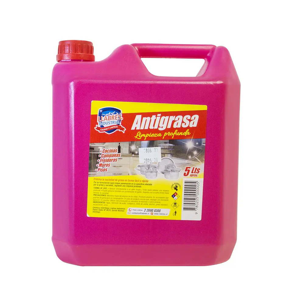 Antigrasa Liquido 5L 1