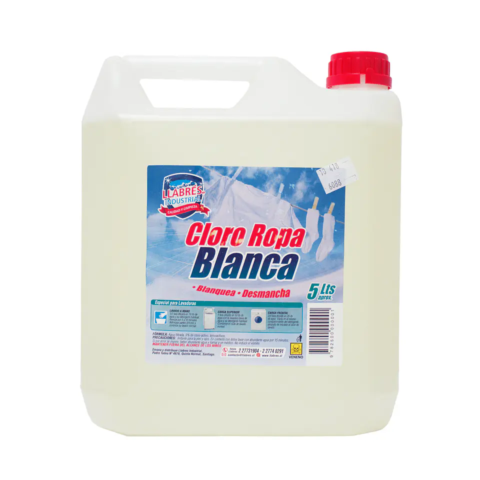 Cloro Ropa Blanca 5L 1
