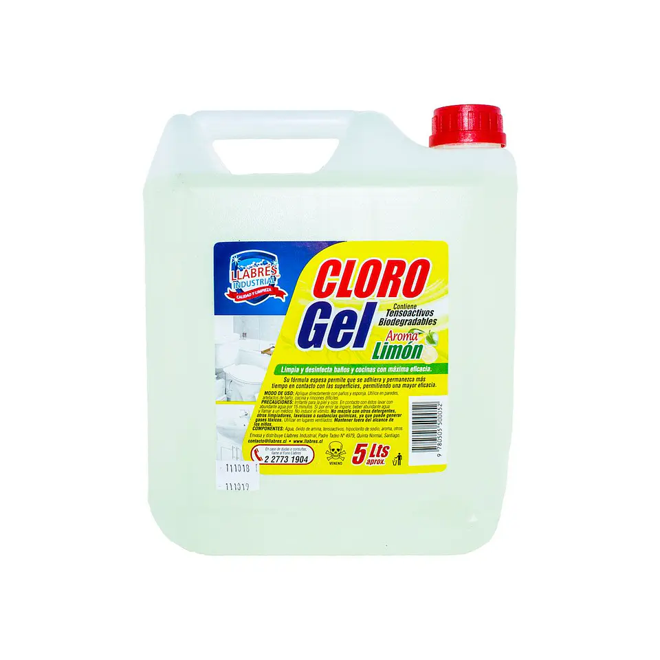 Cloro Gel Limón 5L 1