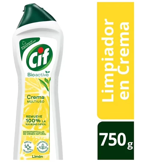 CIF Limpiador Crema Limón 750g Multiuso