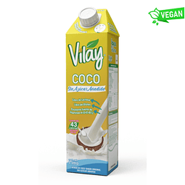 Leche de coco Vilay sin azucar 1L 