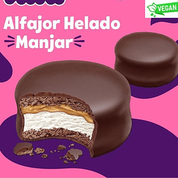 Alfajor Helado Manjar vegano 1u (solo retiro)
