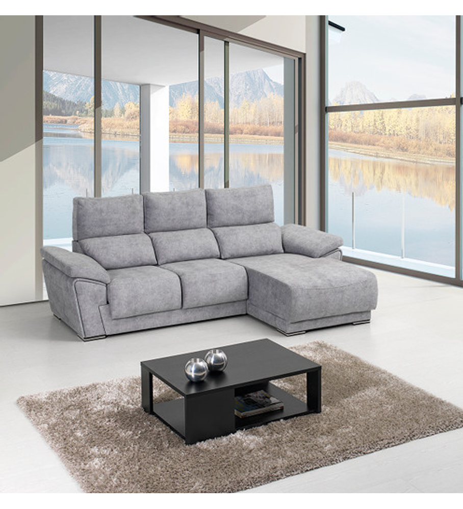 Sofá Chaise Kleber 2 Lugares