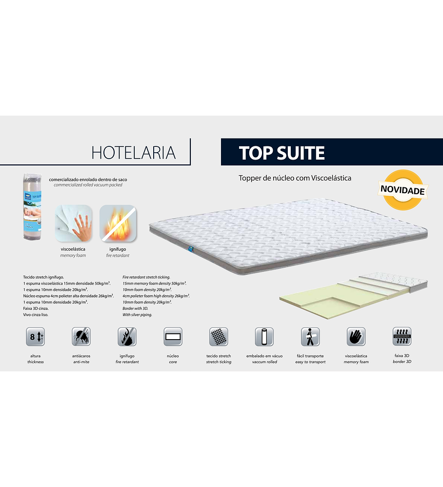 Topper Hotelaria Top Suit