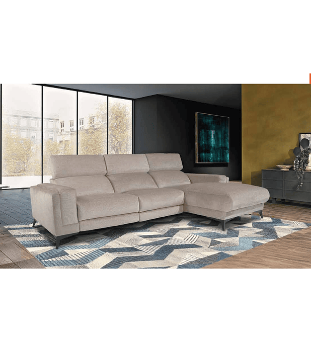 NOVO! Sofá Nirvana Chaise Long 3 Lugares 