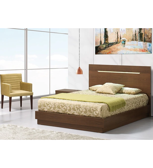 Cama Casal Viena Nogueira Montana