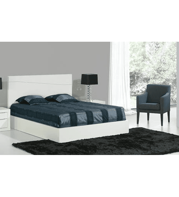 Cama Casal Baviera Branco