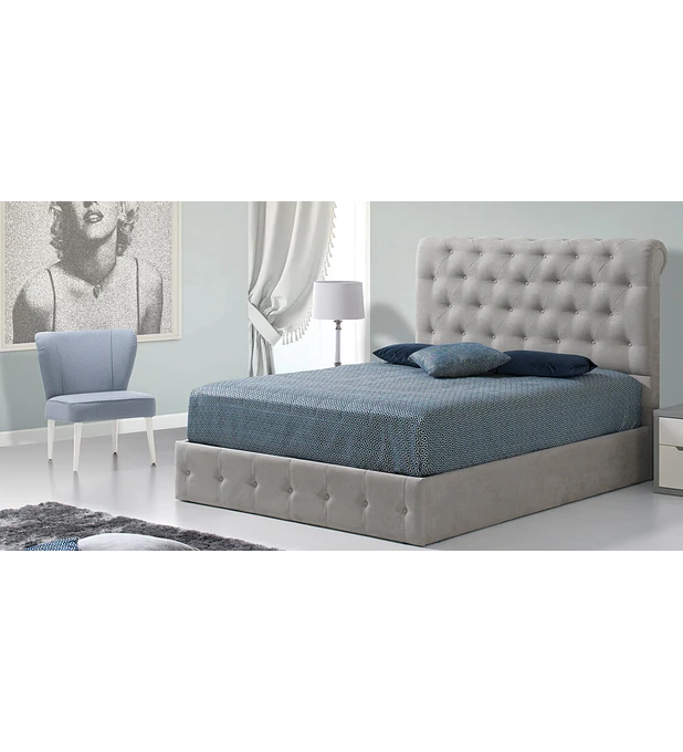 Cama Casal Cherry Estofada
