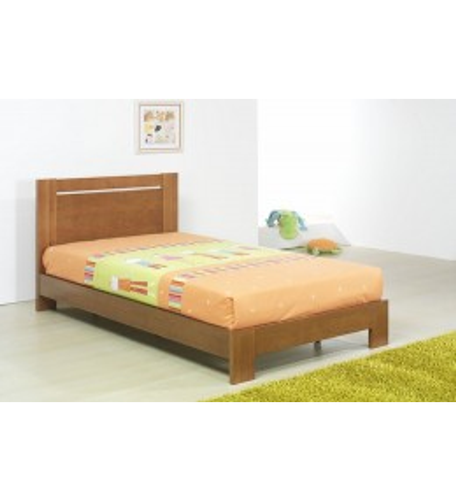 Cama Solteiro Âncora Pinho Mel 110cm