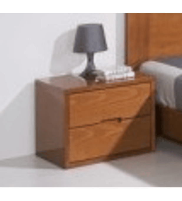 Mesa Cabeceira Tróia Pinho Escurecido