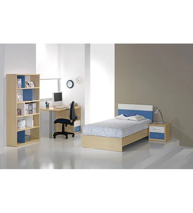Quarto Criança Completo Kids Maple Azul Branco