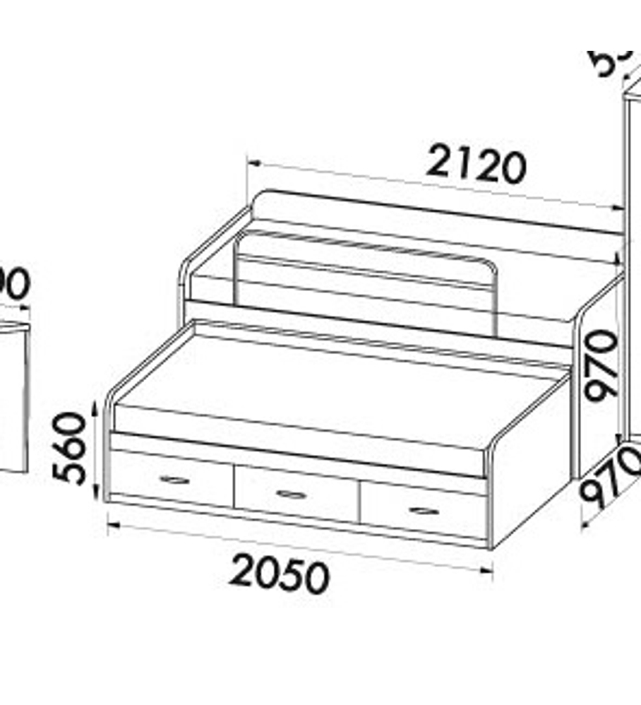 Cama Compacta Kids Maple