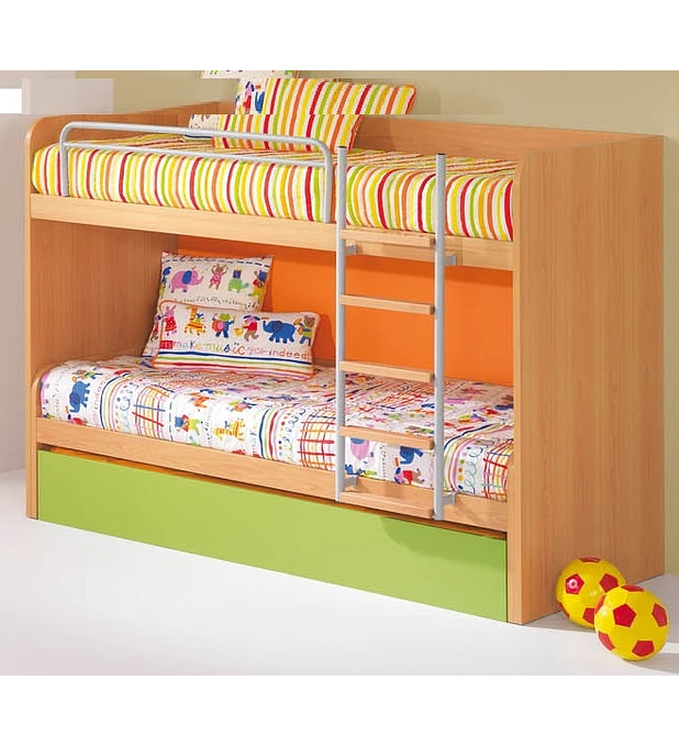 Beliche Triplo Kids Faia Verde Laranja