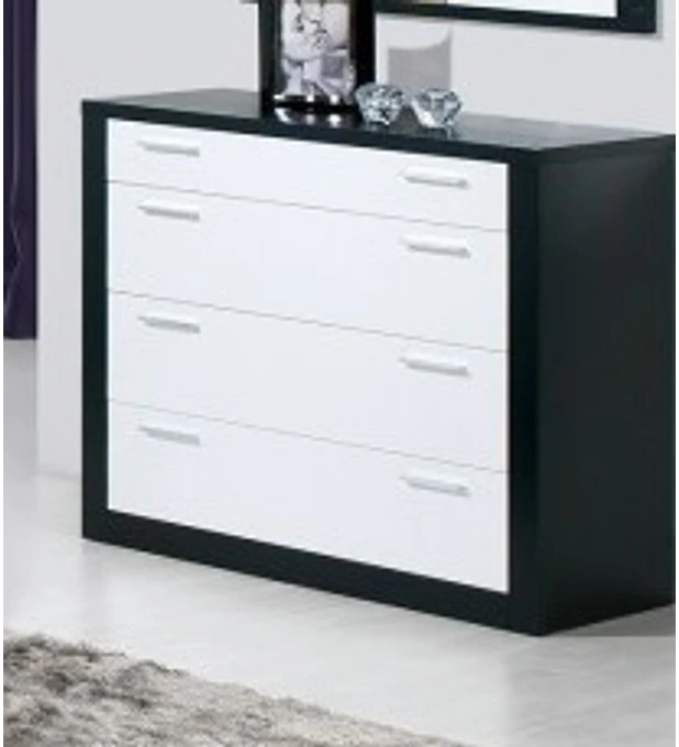 Cómoda Bali Preto e Branco