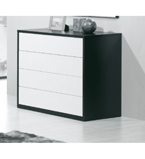 Cómoda Olimpo Preto / Branco