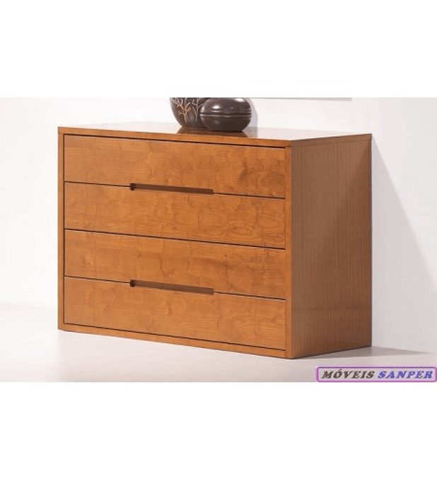 Cómoda Tróia Pinho Escurecido