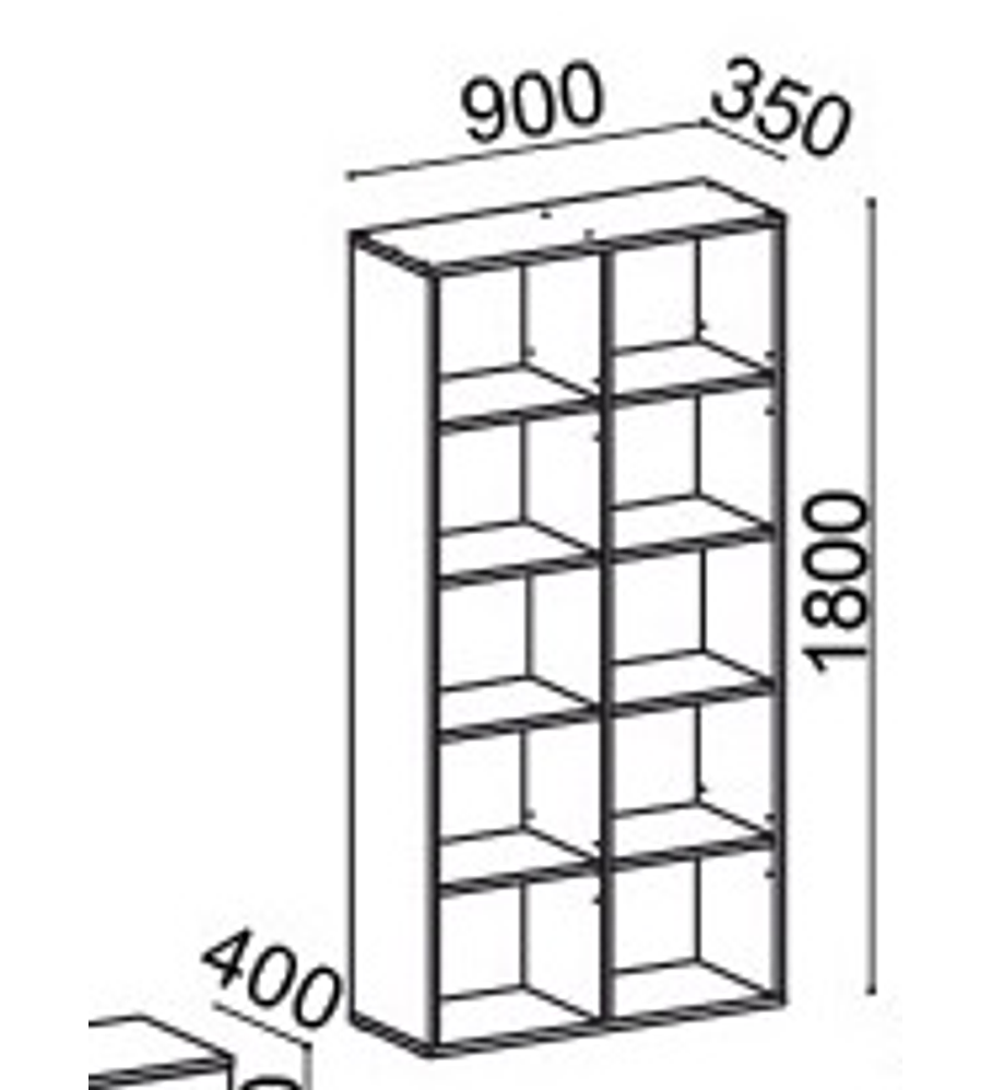 Estante Play Branco Rosa
