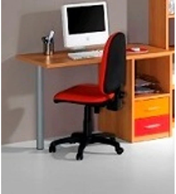 Secretária Kids Faia Vermelho Laranja