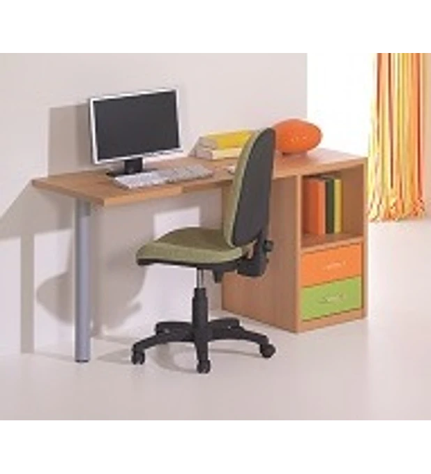 Secretária Kids Faia Verde Laranja