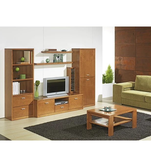 Sala de Estar Completa Âncora Pinho Mel