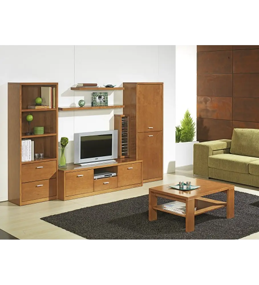 Sala de Estar Completa Âncora Pinho Mel