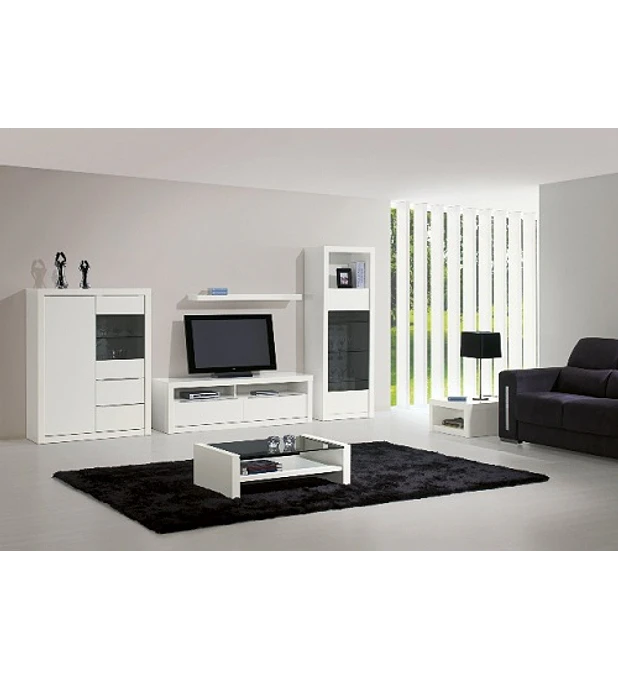 Sala de Estar Completa Baviera Branco