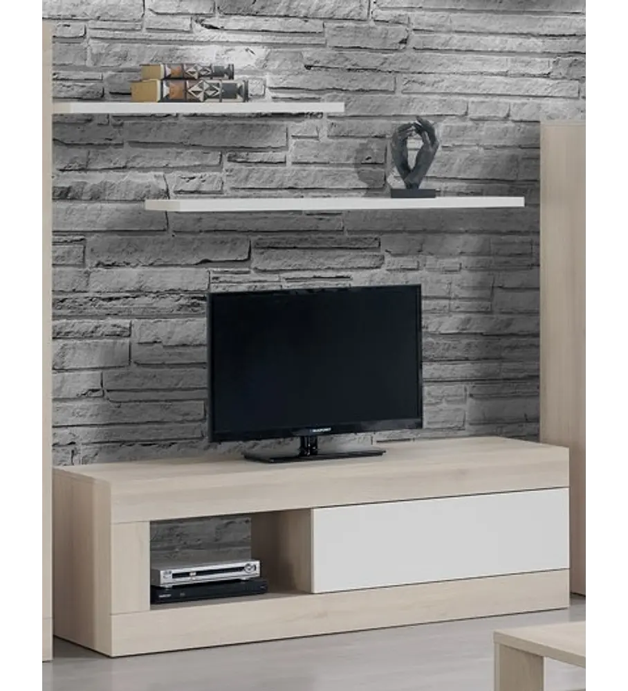 Base TV Madrid Carvalho Branco 155cm