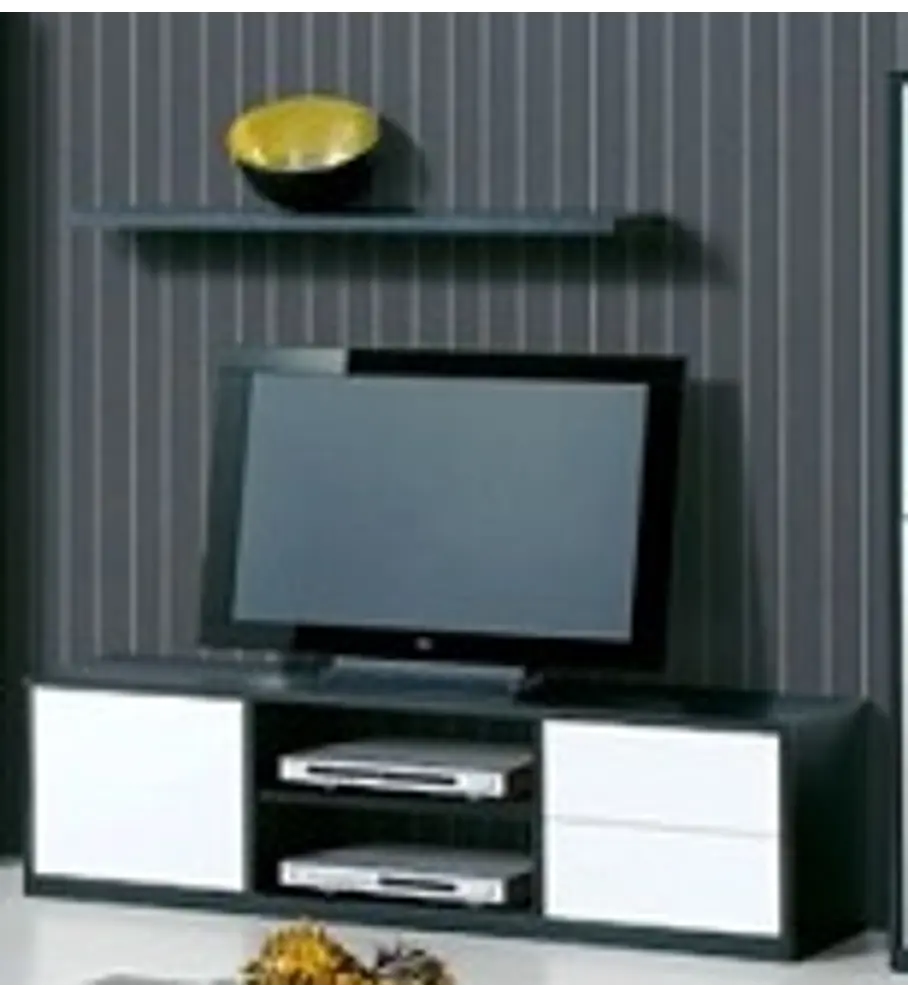 Base TV Olimpo Preto 160cm