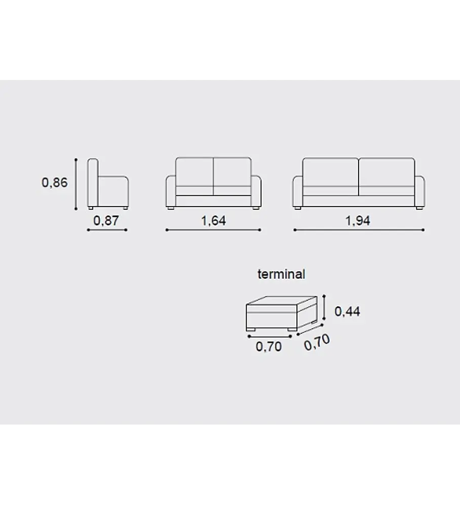 Sofá Boss 3 Lugares