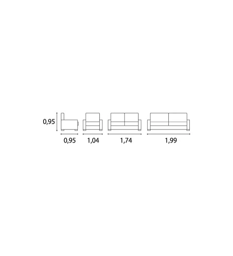 Sofá Medina 3 Lugares