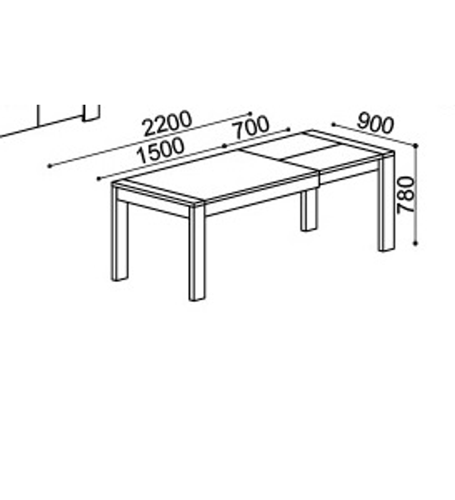 Mesa Sala Estoril Oak