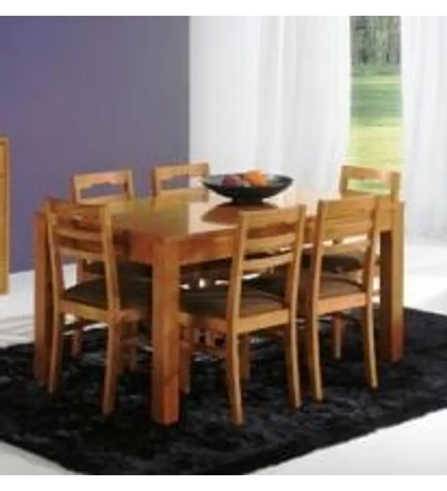 Mesa Sala Tróia Pinho Escurecido