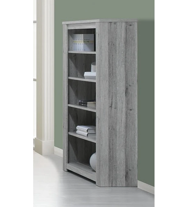 Estante Florença Cinza Rústico 106cm