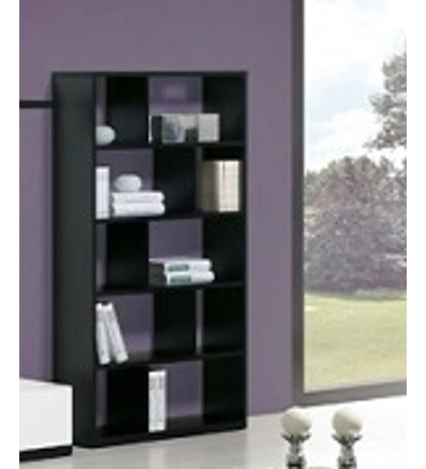 Estante Olimpo Preto 2 Gavetas