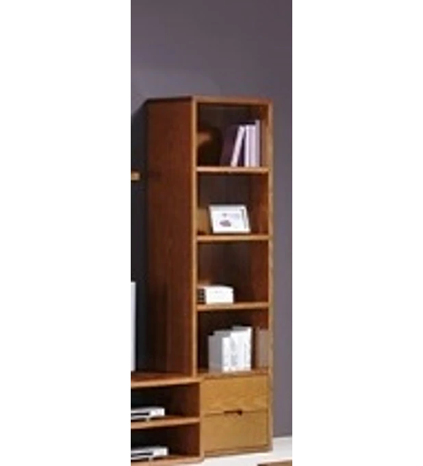 Estante com 2 Gavetas Tróia Pinho Escurecido