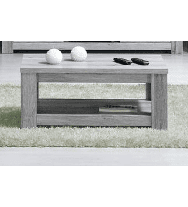 Mesa Centro Florença Cinza Rústico