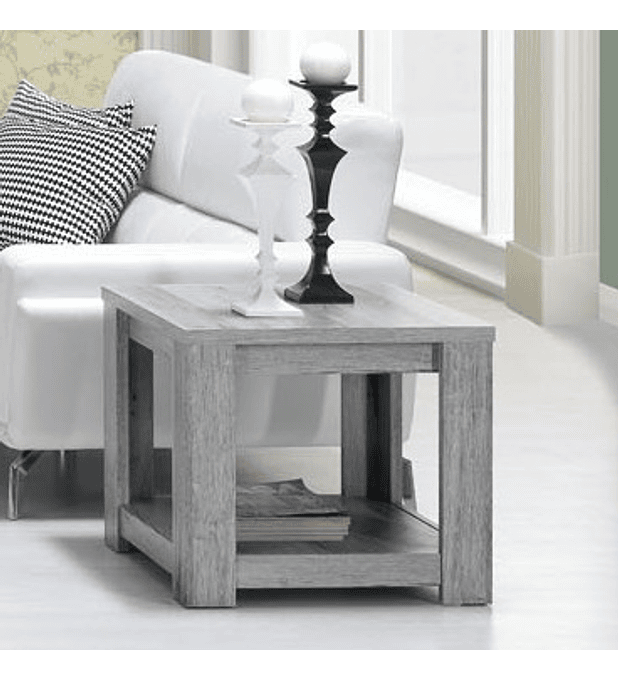 Mesa Apoio Florença Cinza Rústico