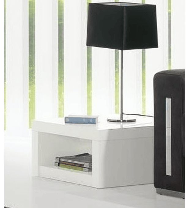 Mesa Apoio Quadrada Baviera Branco